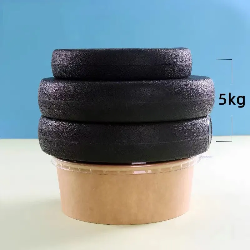 Custom Paper Salad Bowl Factory Direct Sale Take Away Round Bowl - Image 7