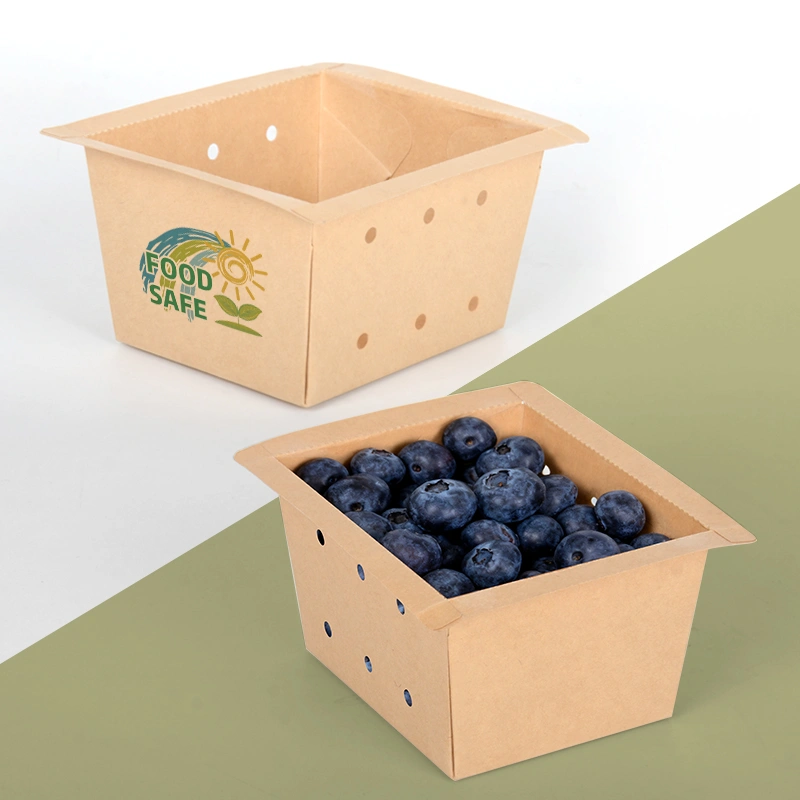 Eco-Friendly Fruit Box Custom Printing Cardboard Vegetable Box