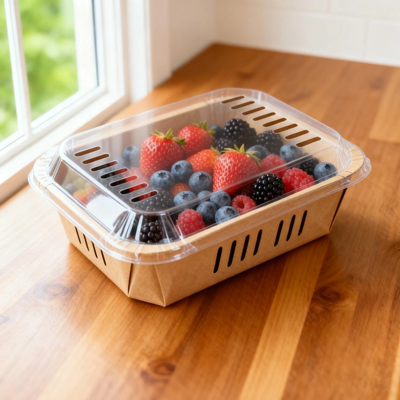 Factory Direct Custom Design Cardboard Paper Fruit Packaging Carton Box