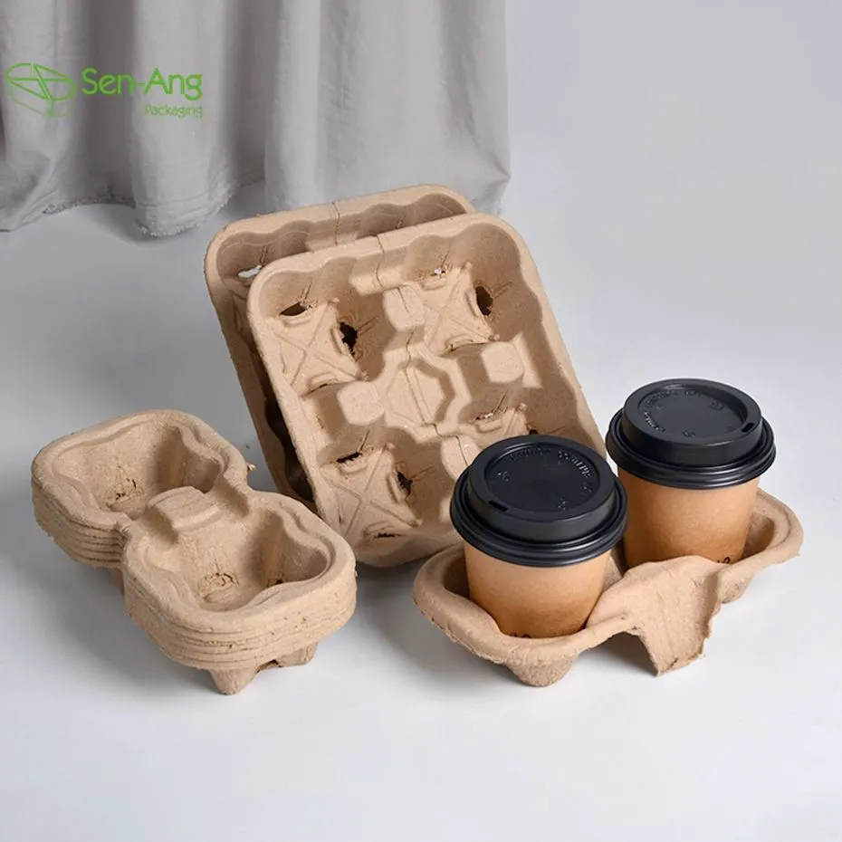 Wholesale Custom 2 4 Cup Sugarcane Cup Holder - Image 5