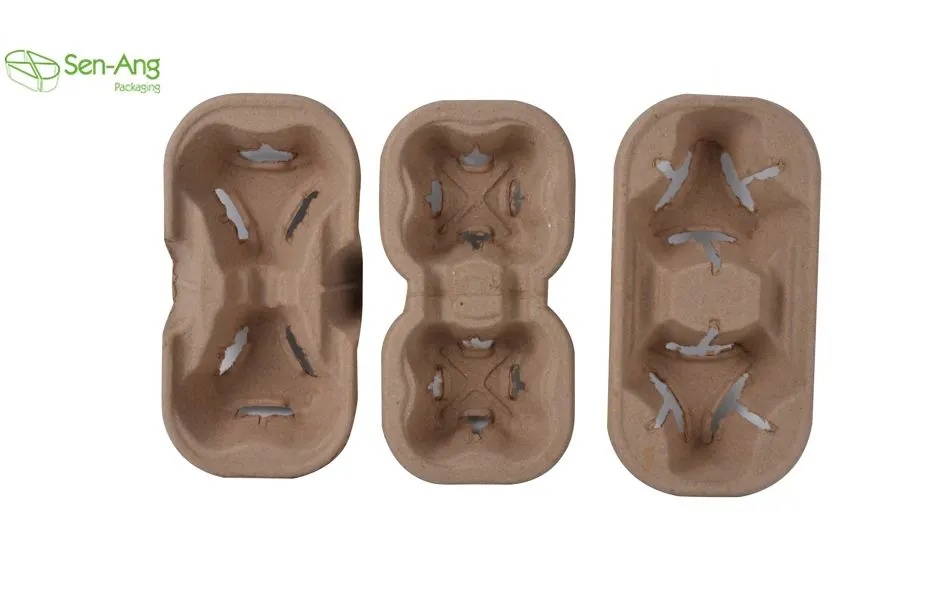 Take Away Drink Carrier Sugarcane Cup Holder For Coffee - Image 6