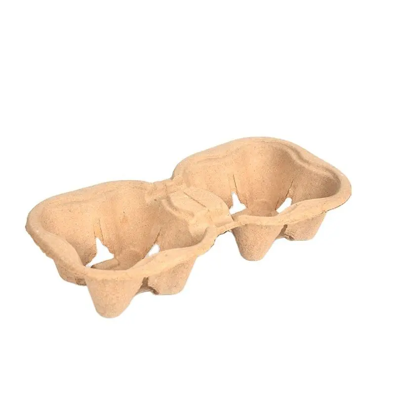 Eco Disposable Takeaway Sugarcane Coffee 2 Cup 4 Cup Holder