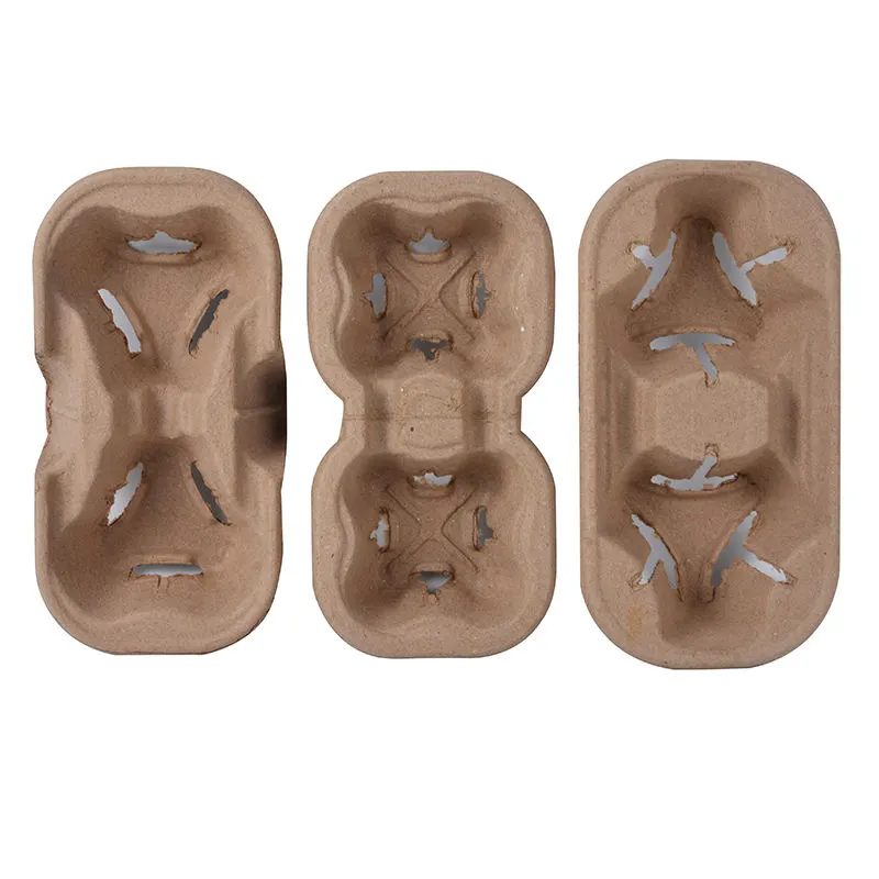 Disposable To Go Cardboard Paper Cup Carrier Coffee Cup Holder - Image 4