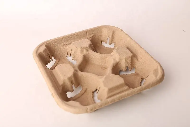 Disposable To Go Cardboard Paper Cup Carrier Coffee Cup Holder - Image 9