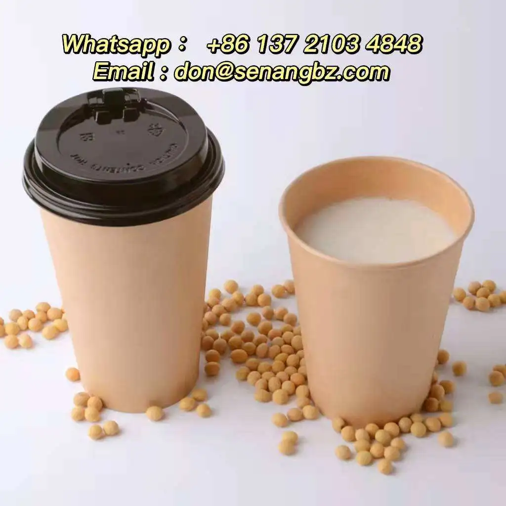 Eco Friendly Printed Logo Take Away 8oz 12oz Paper Cup