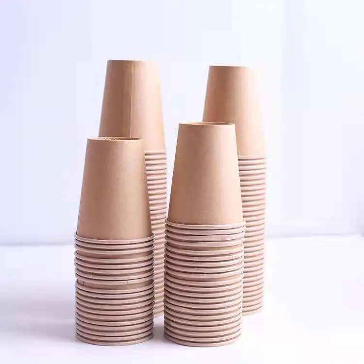 Eco Friendly Printed Logo Take Away 8oz 12oz Paper Cup - Image 6