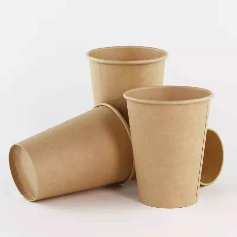 Custom Printed Logo Disposable Ripple Wall Coffee Paper Cup