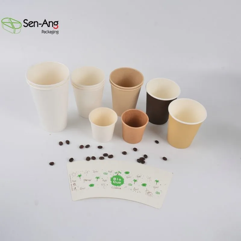 Best Price Beverage Packaging Plastic Free Single Wall Paper Cups