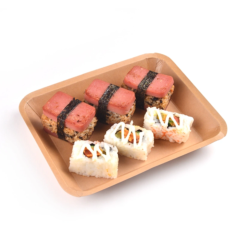 Disposable Take Away Kraft Paper Food Boat Tray