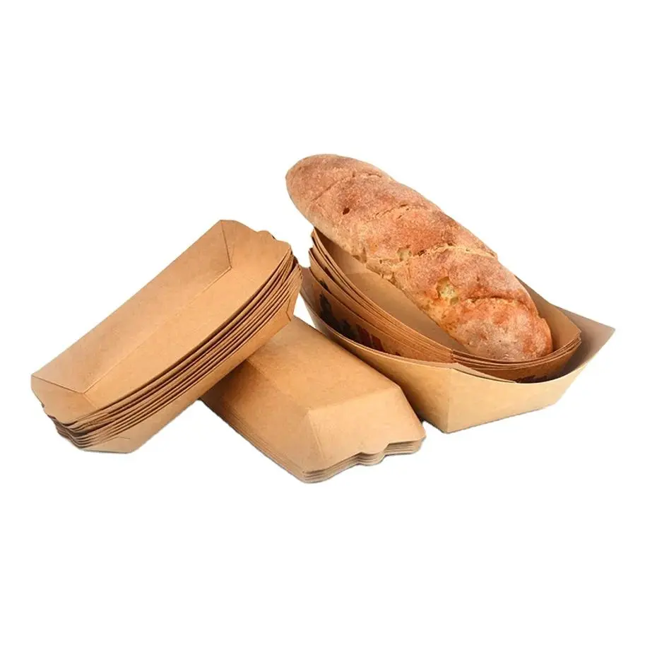 Kraft Food Take Away Boat Tray for Chips Chicken Other Snacks