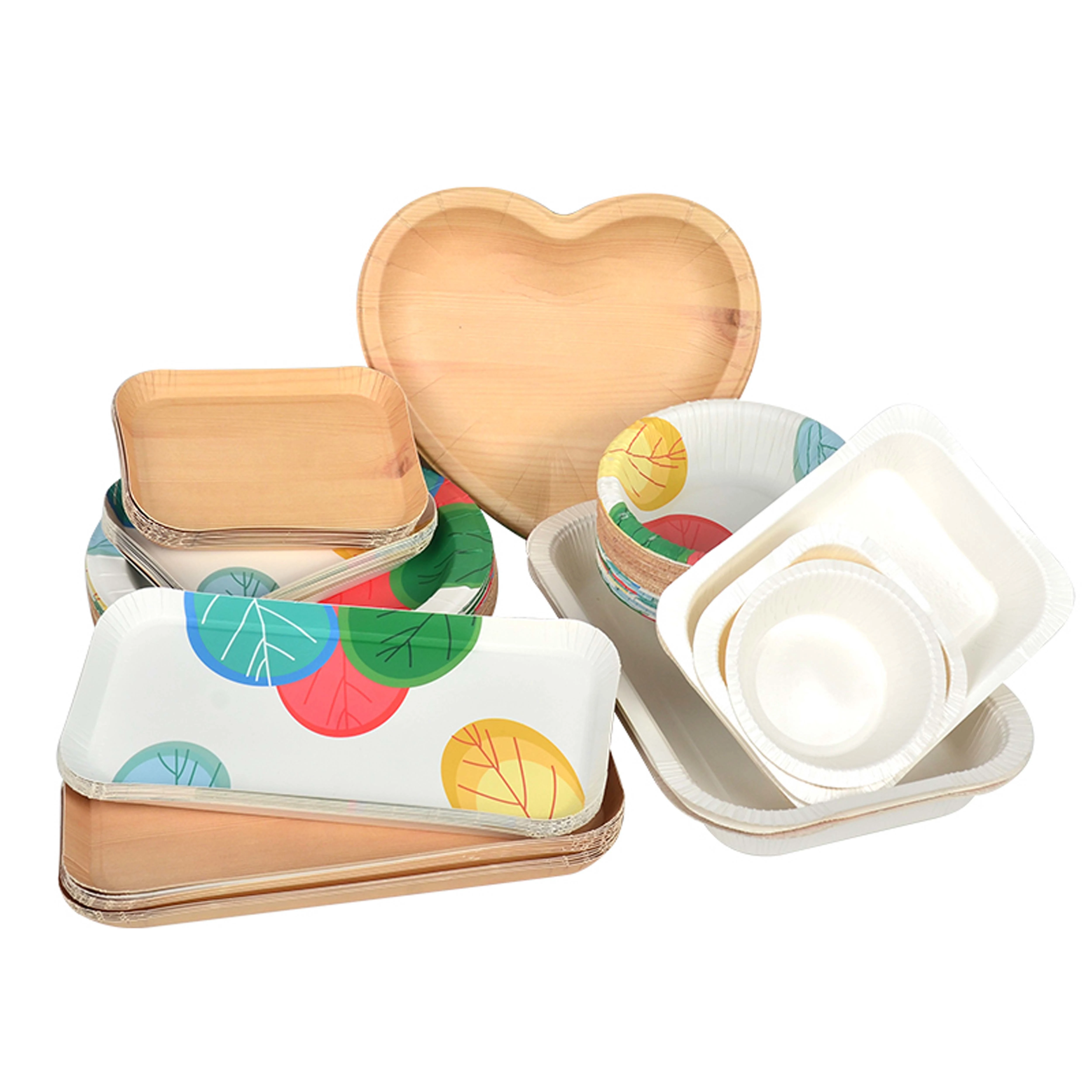 Disposable Custom Design Eco Paper Tray Paper Bowl for French Fries Fried Chicken