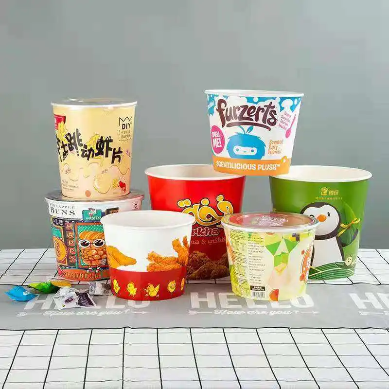 Brand New Disposable Takeaway Custom Big Capacity Popcorn Cup - Image 3