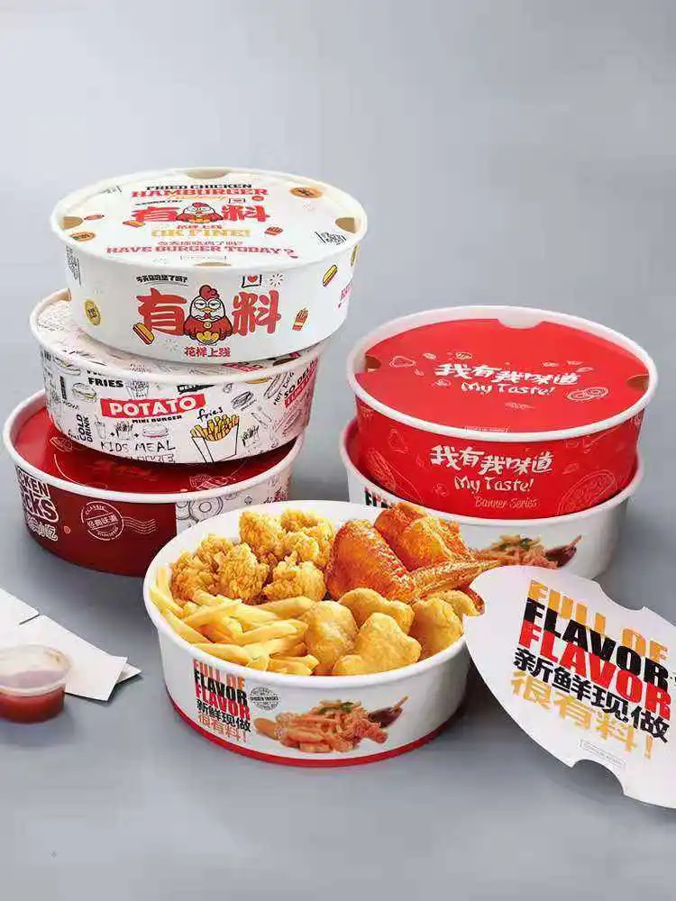 Brand New Disposable Takeaway Custom Big Capacity Popcorn Cup - Image 4