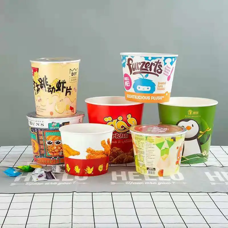 Fast Food French Fries Cup Chips Baking Chicken Meat Bucket - Image 3