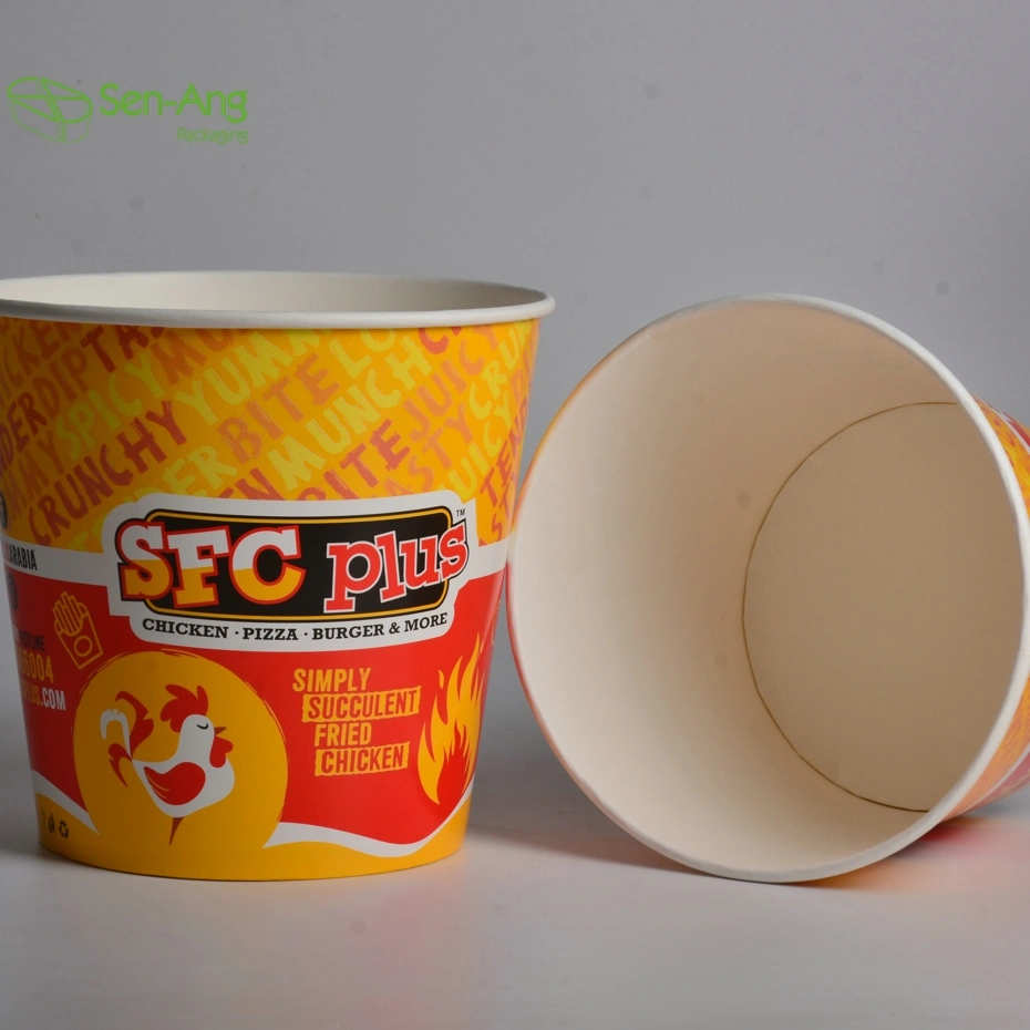 New Arrival Disposable Fried Chicken Paper Popcorn Bucket - Image 3