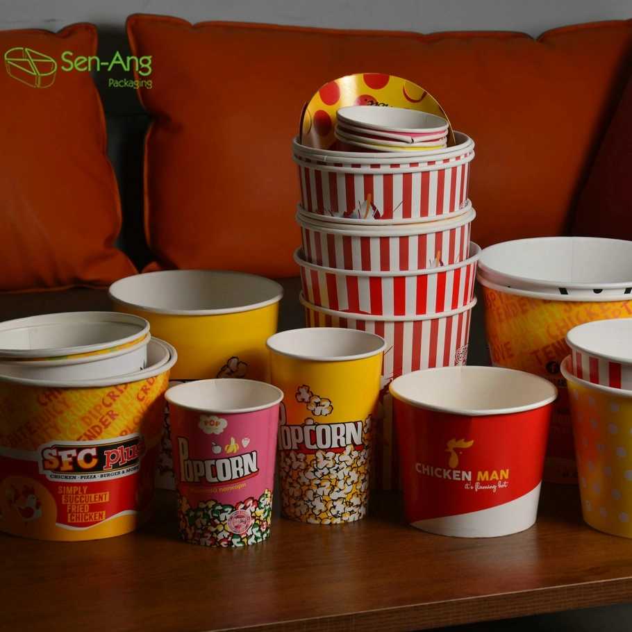 Top Fashion 32oz 46oz 64oz Printed Fried Chicken Popcorn Bucket - Image 3