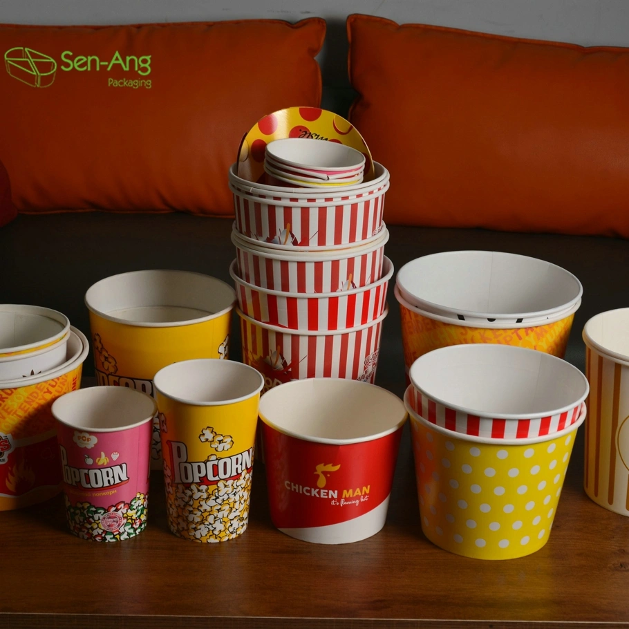 Top Fashion 32oz 46oz 64oz Printed Fried Chicken Popcorn Bucket - Image 5