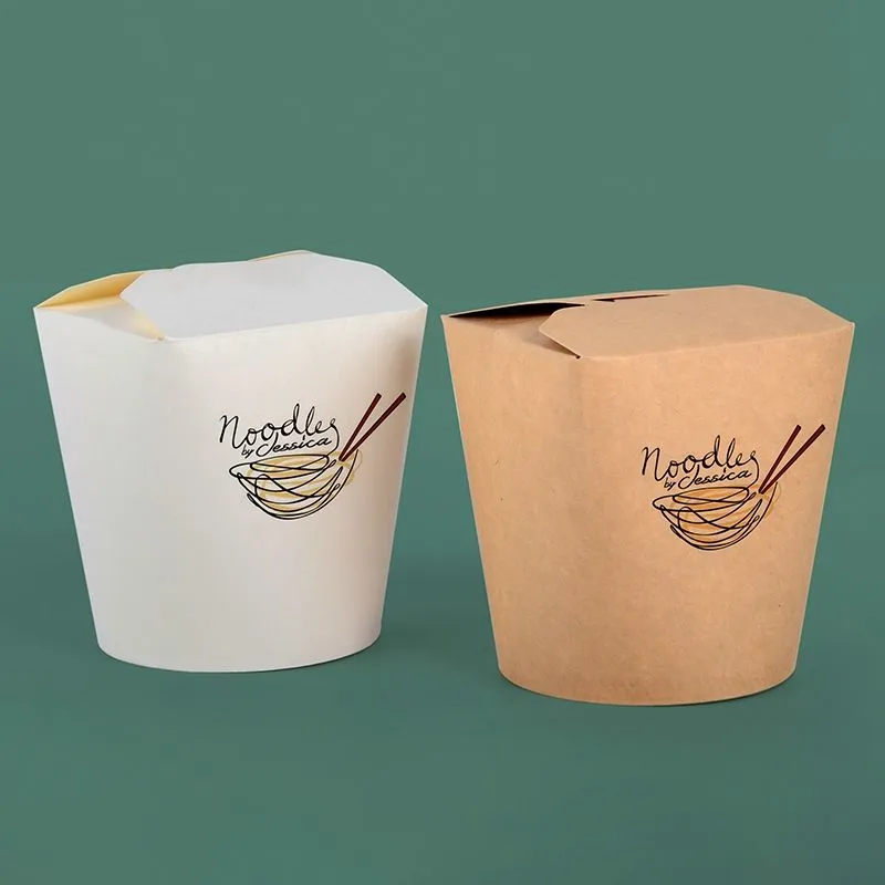Take Away Packaging Takeout Noodle Box with Handle