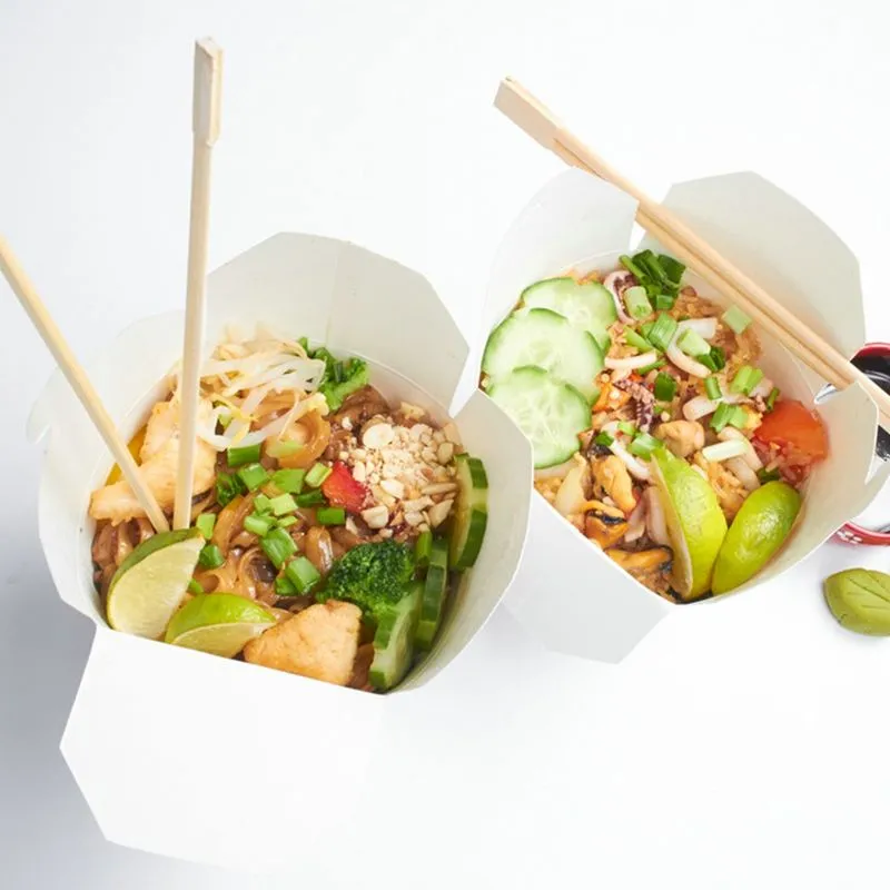 Take Away Packaging Takeout Noodle Box with Handle - Image 4