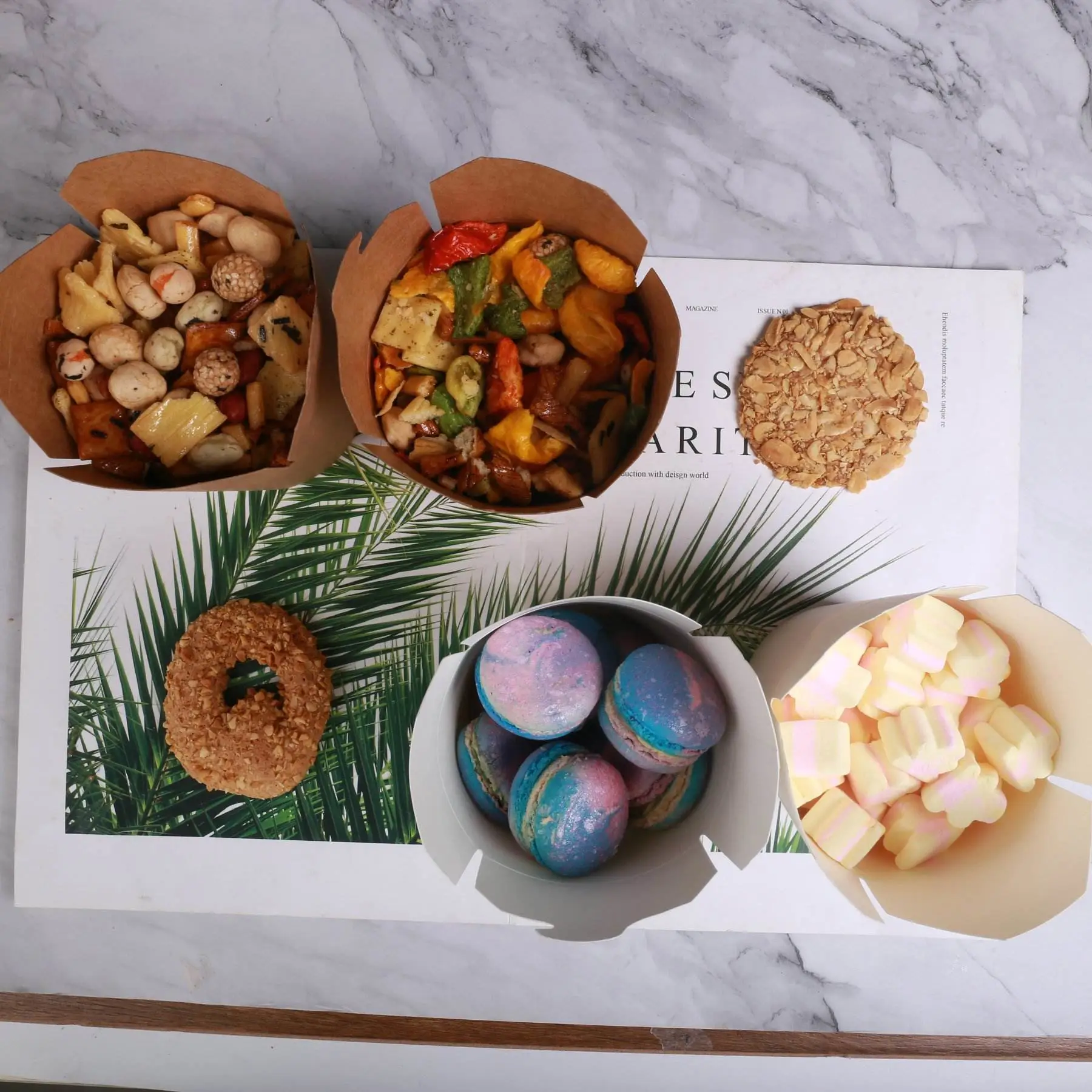 Take Out Pasta Box Storage Sushi Rice Paper Noodle Away Food Box - Image 10