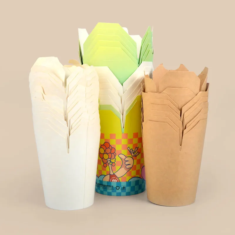 Takeaway For Sushi Rice Restaurant Kraft Paper Noodle Box