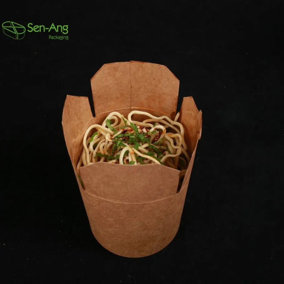 Microwave Take Away Oven Pasta Noodle Paper Box
