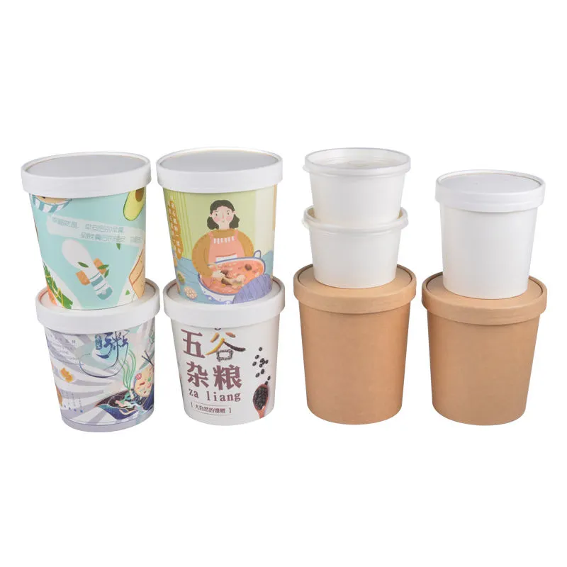 Disposable Eco Friendly 20oz 26oz 32oz Kraft Paper Bowl - Image 10