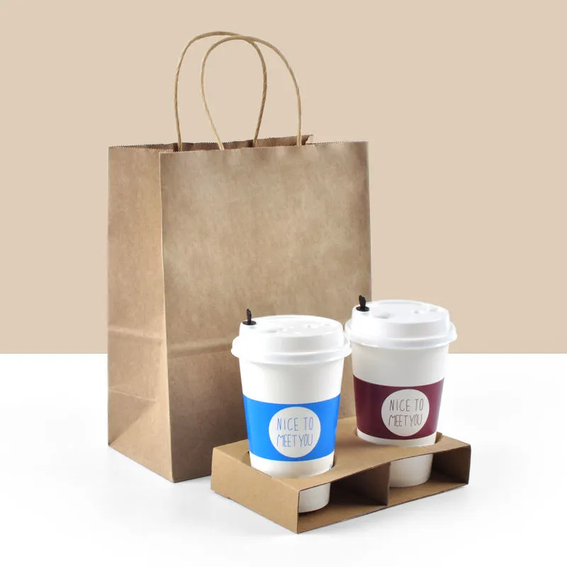 Biodegradable New Design Kraft Paper Kids Party Gift Bags with Handles - Image 7