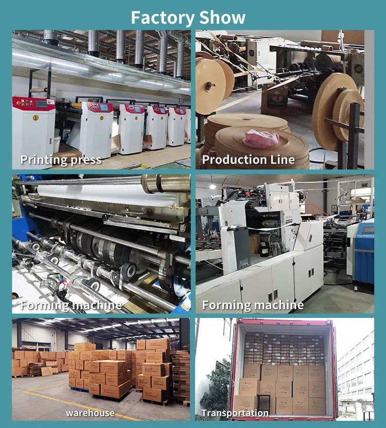 Kraft Square Bottom Luxury Shopping Paper Bag with Logo - Image 7