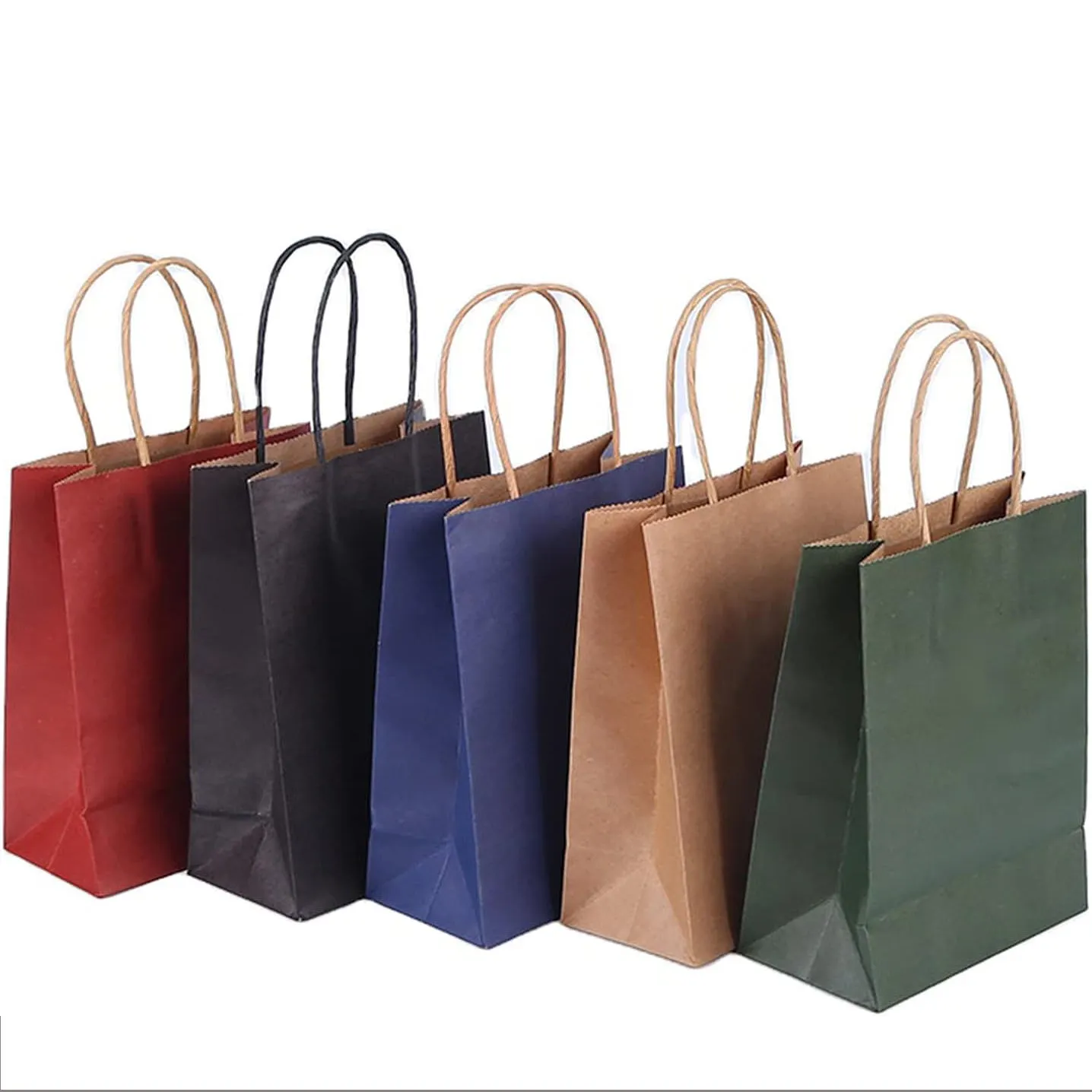 Recyclable Kraft Paper Bag Paper Gift Bag Kraft Shopping Bag