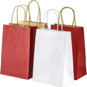 Recyclable New Style Luxury Kraft Own Logo Paper Bag Gift Bag