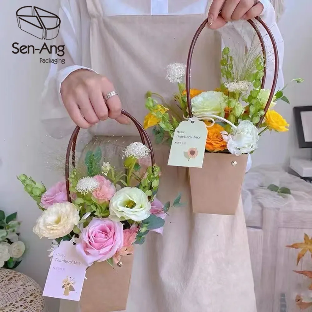 Reusable Return Birthday Red White Tissue Paper Gift Bag