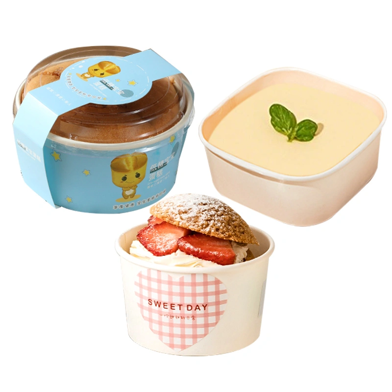 Food Grade Baking Paper Bowl Takeaway High Temperature Fast Food Paper Bowl with Lids - Image 14