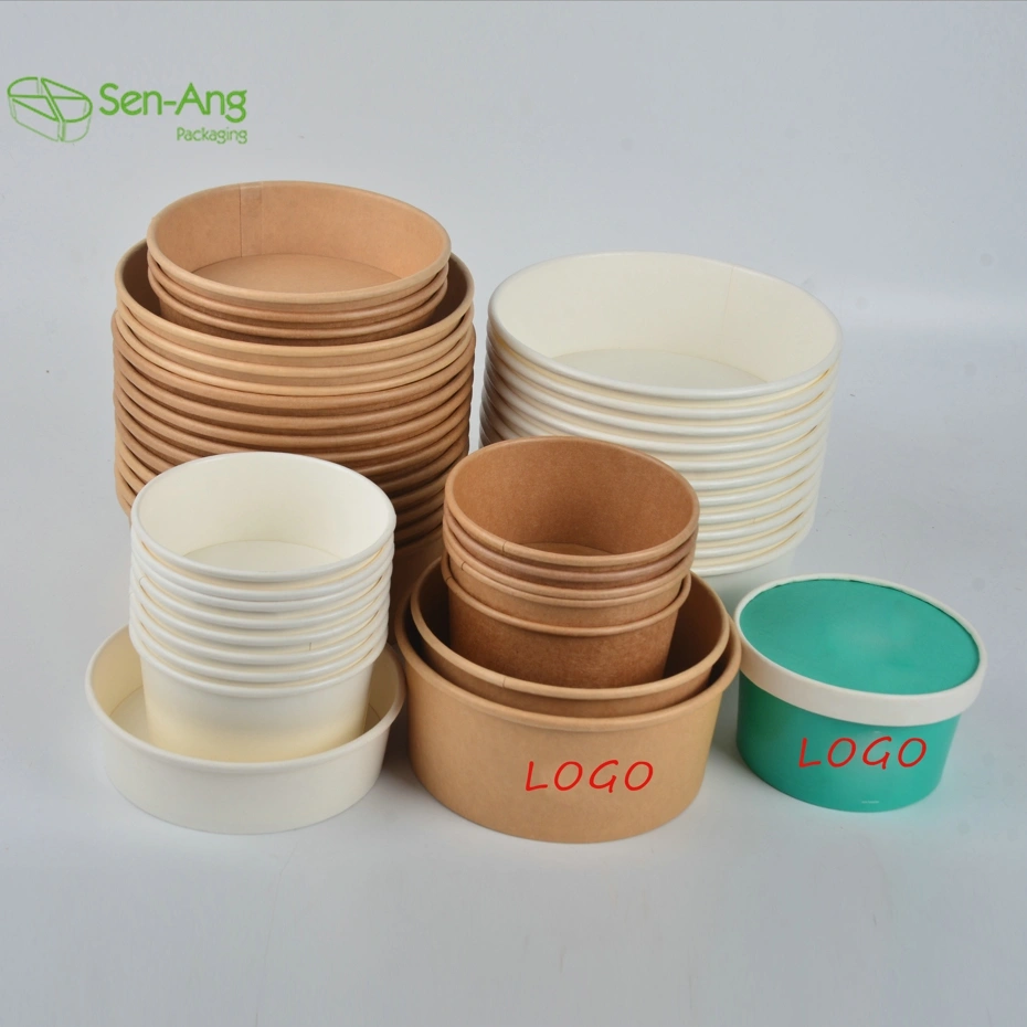 New Arrival Single Wall Soup Food Salad Takeaway 500 750 1000ml Paper Bowl - Image 5