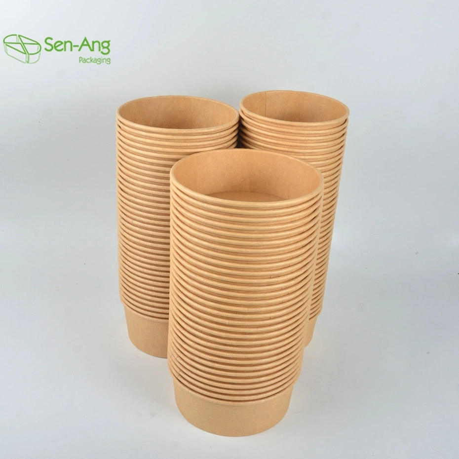New Arrival Single Wall Soup Food Salad Takeaway 500 750 1000ml Paper Bowl - Image 7