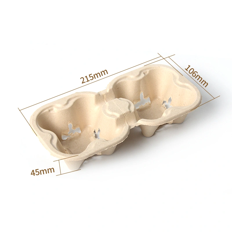 Eco-Friendly Tearable Cup Carrier Biodegradable Recycled Sugarcane Drink Tray - Image 11