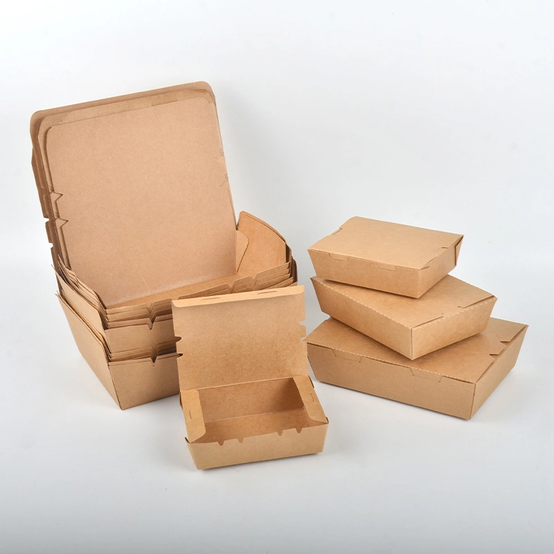 500ml Fast Food Paper Container for French Fries Fried Chicken Wing Packaging Boxes - Image 4