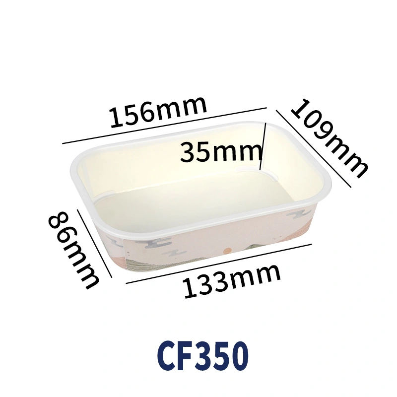 New Arrival Card Plastic Box Kraft Paper Takeout Food Box - Image 12