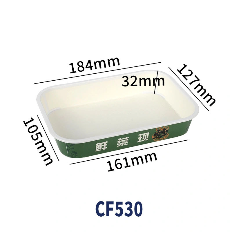 New Arrival Card Plastic Box Kraft Paper Takeout Food Box - Image 13