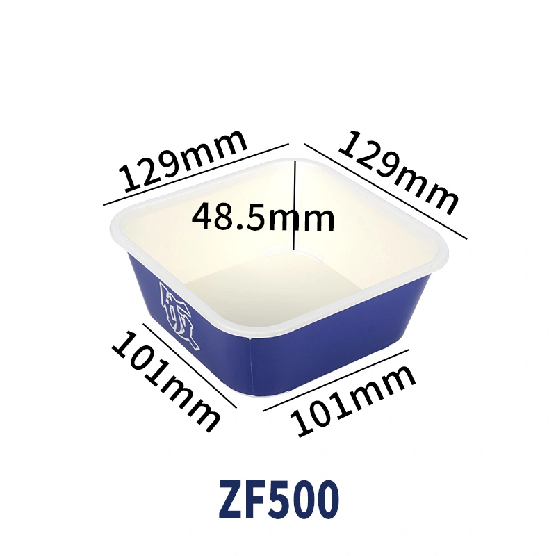 Disposable Card Plastic Box Kraft Bakery Sushi Salad Paper Box - Image 14