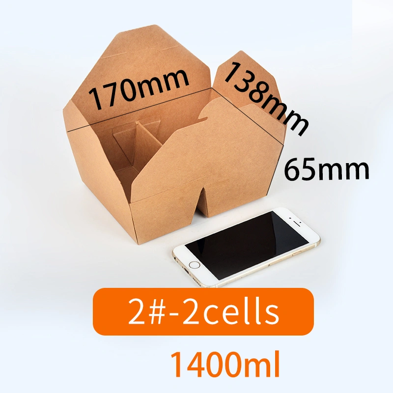 Disposable Fast Food Box Takeout Packaging 750ml Food Grade Lunch Box Pasta Box - Image 5