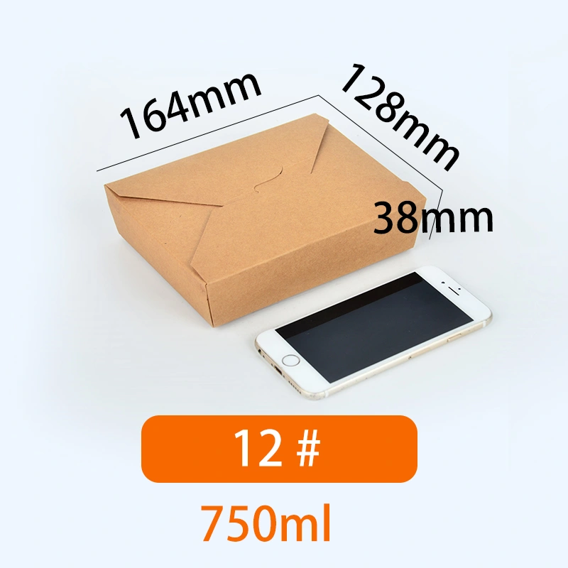 Disposable Fast Food Box Takeout Packaging 750ml Food Grade Lunch Box Pasta Box - Image 6