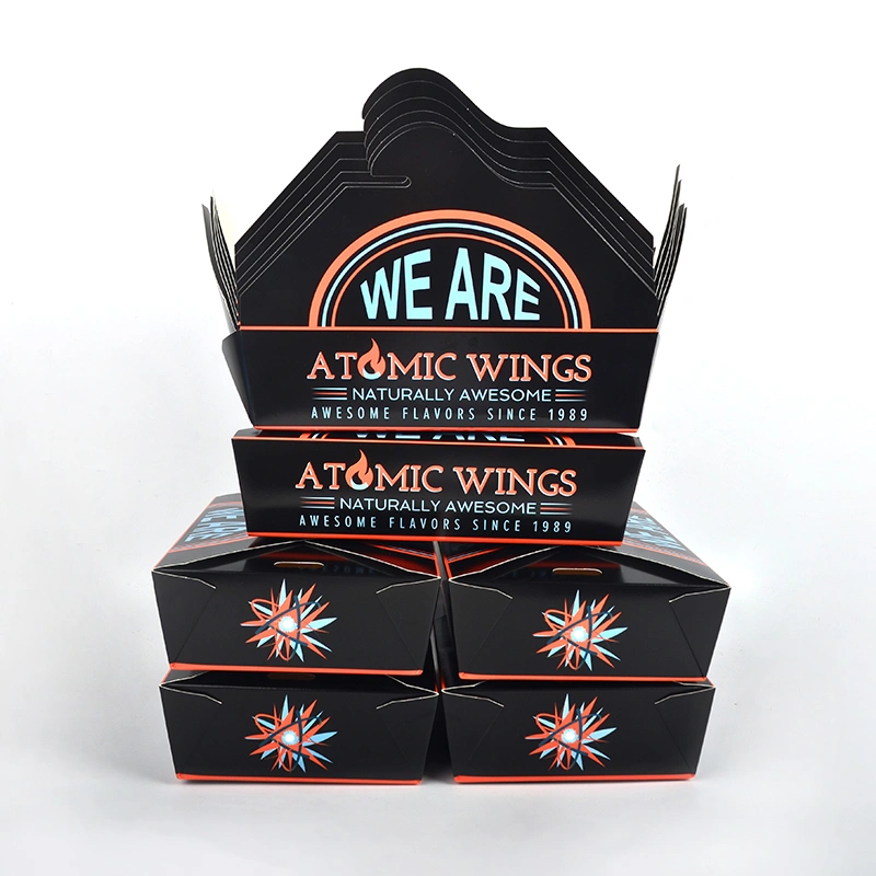 Customized Disposable Kraft Food Pack For Restaurant Take Away Box - Image 4