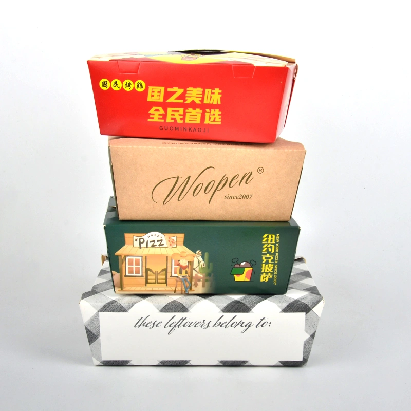 Customized Disposable Kraft Food Pack For Restaurant Take Away Box - Image 7