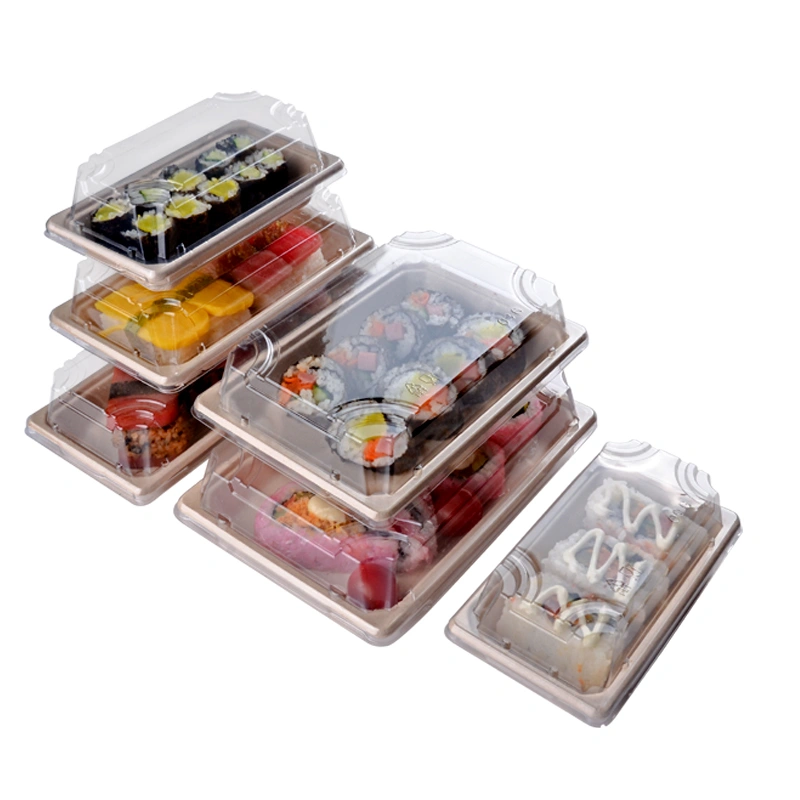 Factory Direct Biodegradable Sushi Box Wholesale Kraft Paper Sushi Box