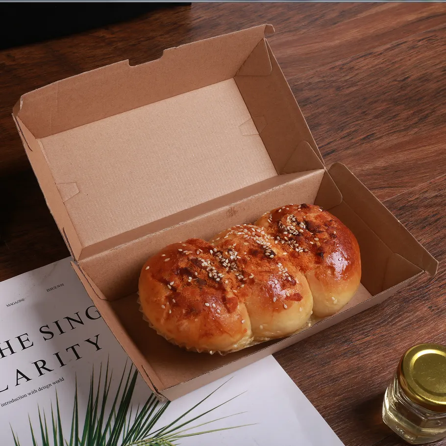 Good Selling Tuck-Top-Lock Carryout 600ml 800ml 1000ml Kraft Paper Box - Image 5