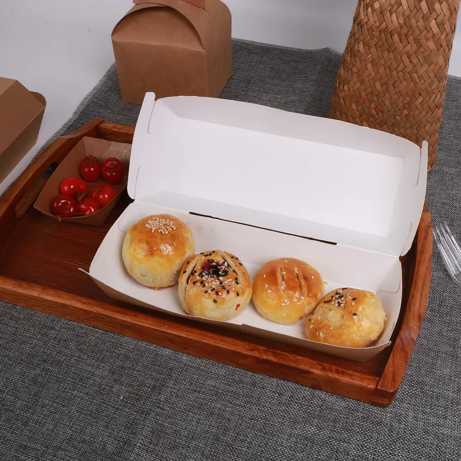 Good Selling Tuck-Top-Lock Carryout 600ml 800ml 1000ml Kraft Paper Box - Image 7