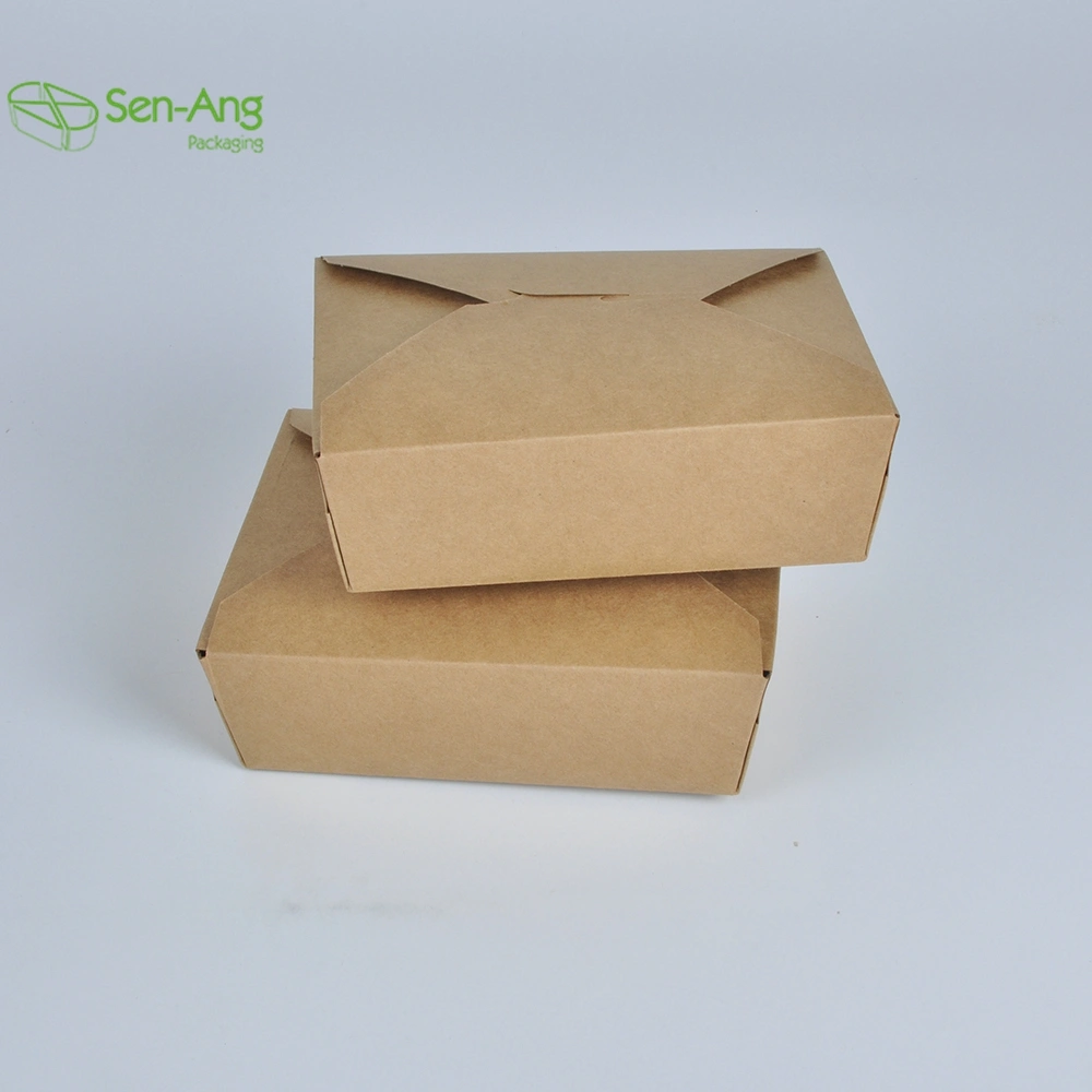 Good Selling Tuck-Top-Lock Carryout 600ml 800ml 1000ml Kraft Paper Box - Image 9