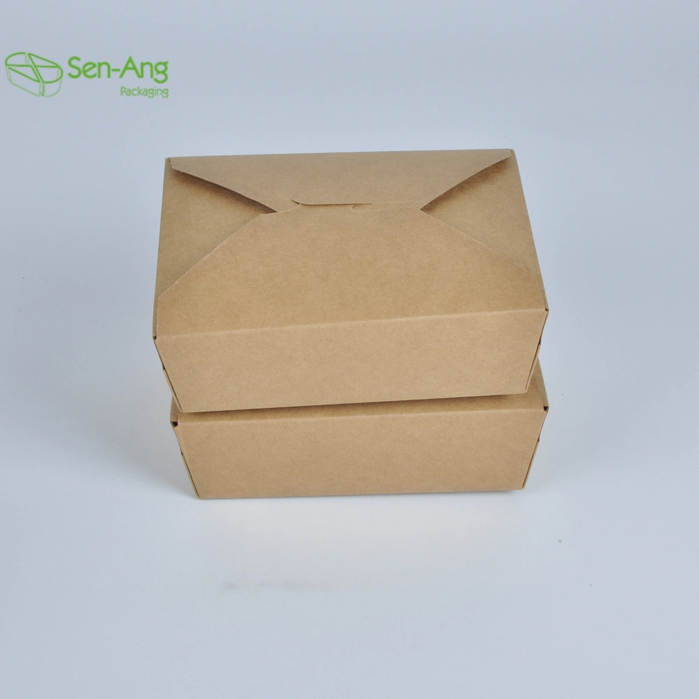 Good Selling Tuck-Top-Lock Carryout 600ml 800ml 1000ml Kraft Paper Box - Image 11