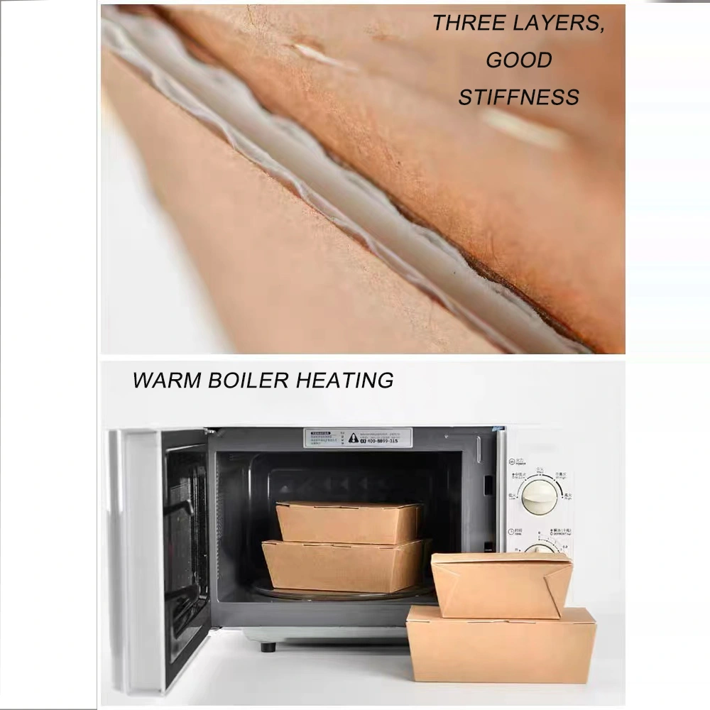 Morden Style Fast with Compartment Takeway Insulated Paper Food Box - Image 5